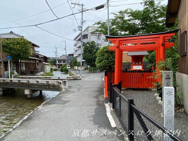 堀池橋と水車稲荷