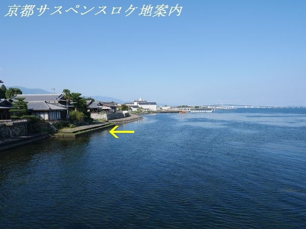 浮見堂から見たあの場所