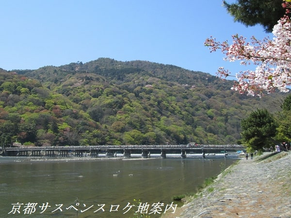 渡月橋と小倉山